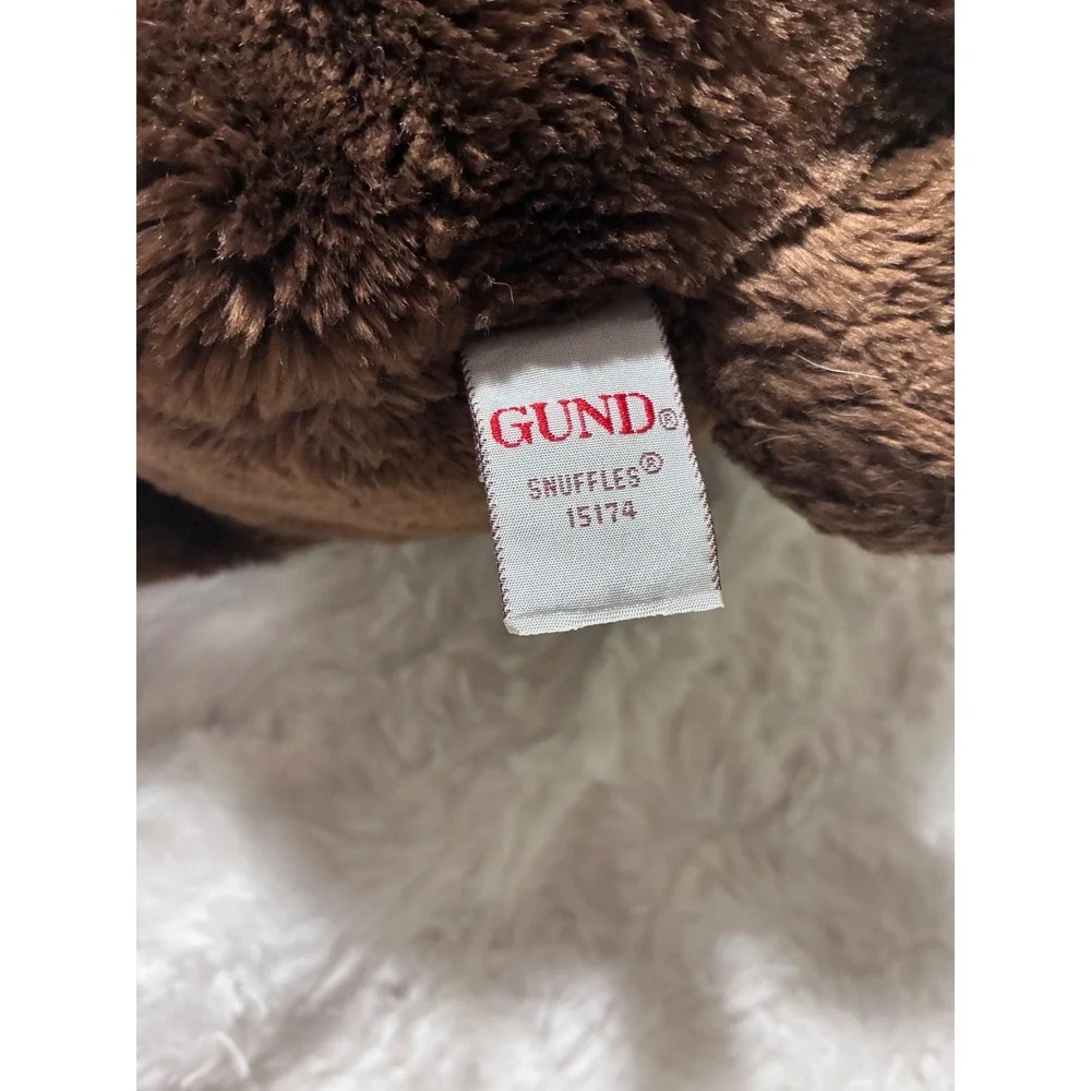 Vintage Gund Snuffles Brown Teddy Bear Plush Stuffed Animal Plushie